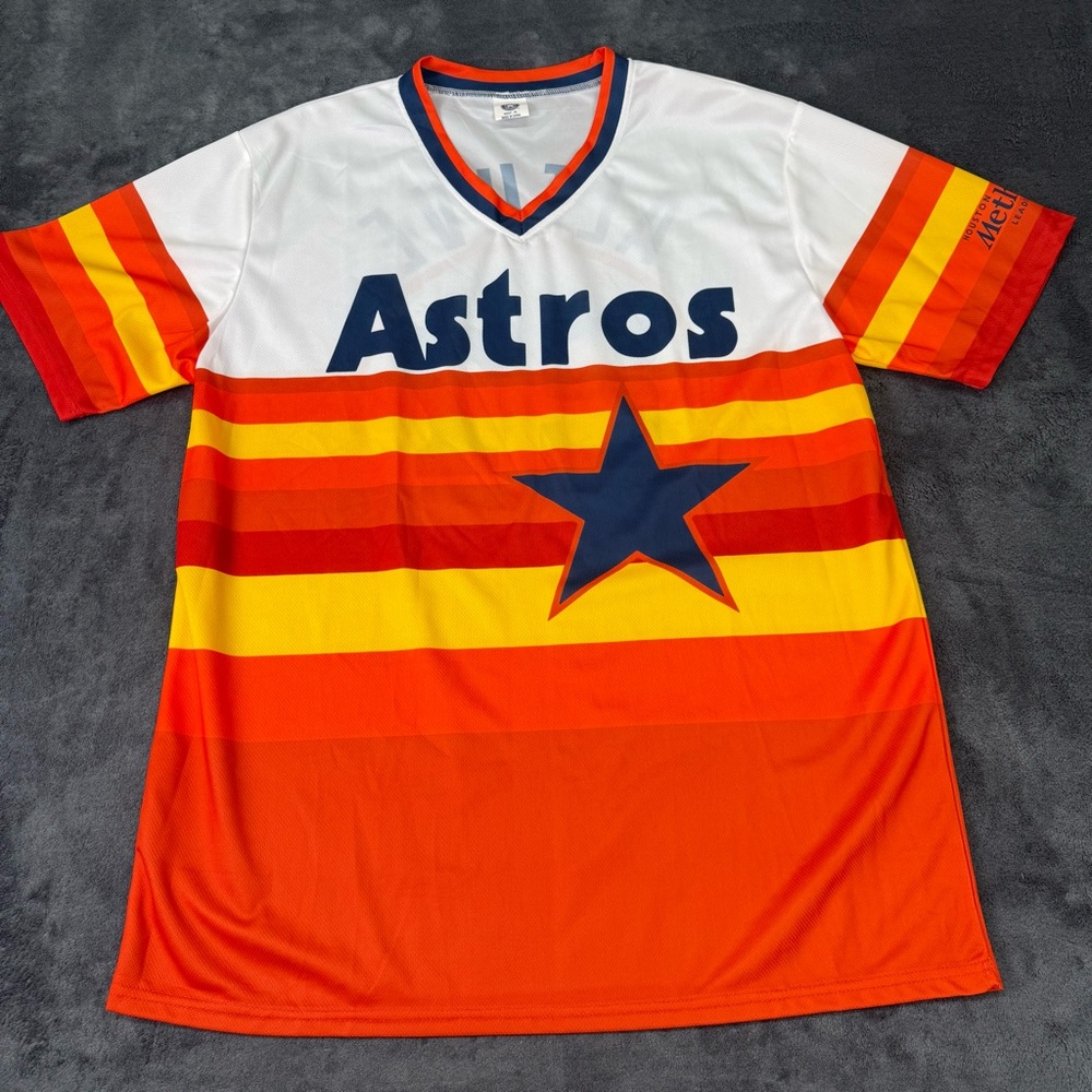 Houston Astros "Tequila Sunrise" style replica jersey Jose Altuve 27 Size XL
